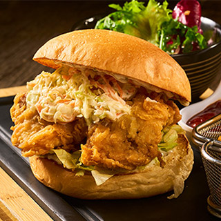 Chicken Cajun Spices Burger