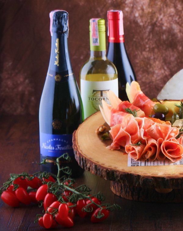 Wine with cold cuts
