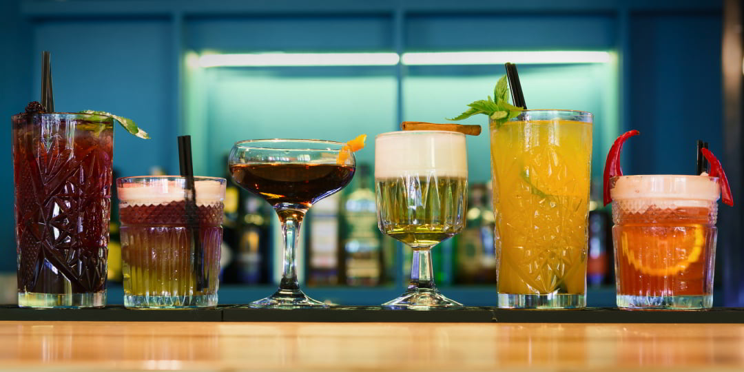 Curated cocktails to enjoy with an excellent sunset view at our Phuket restaurant