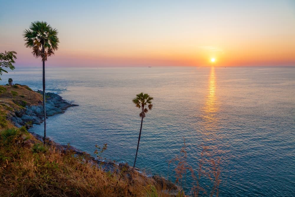 Sunset At Promthep Cape In Phuket