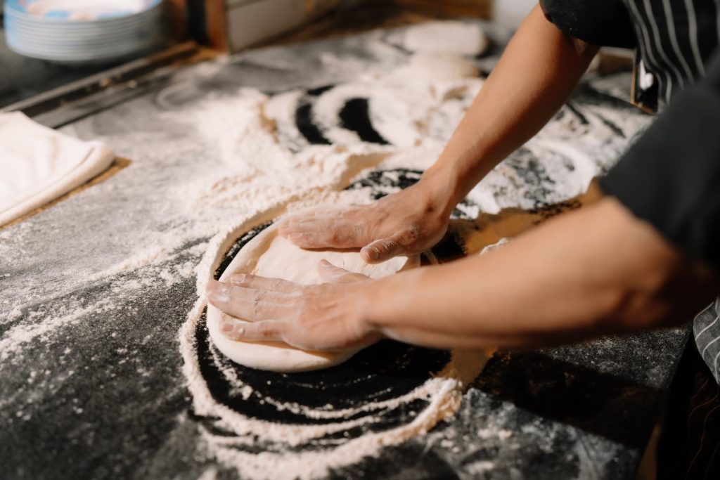 Pizza Dough Kneading
