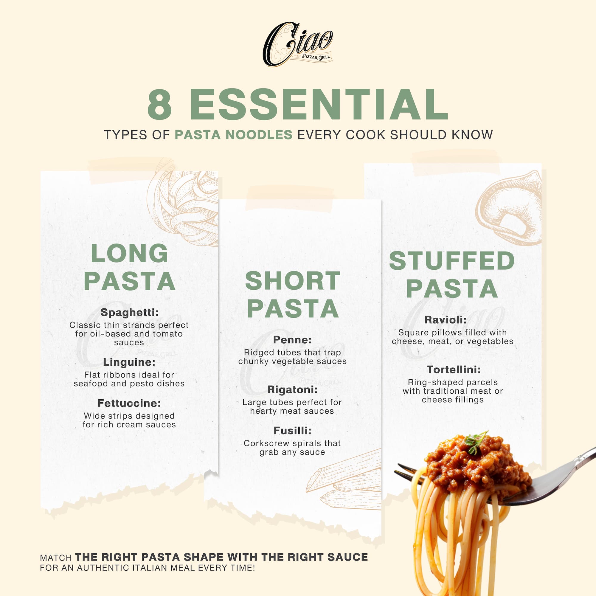 8 of the most common types of pasta to know