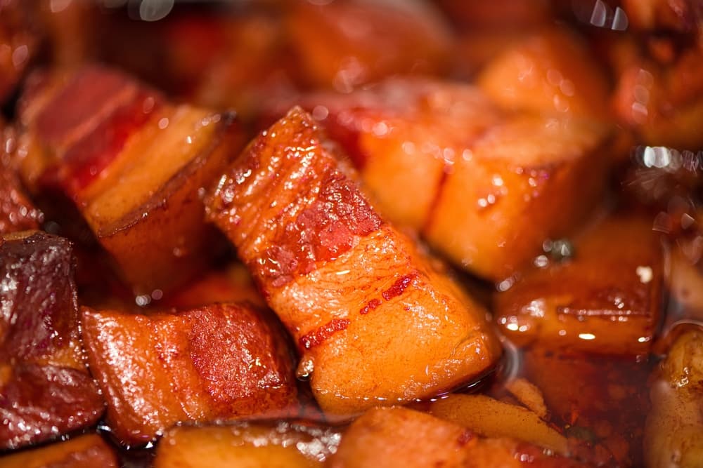 Moo Hong braised pork belly, a must-try southern Thai food