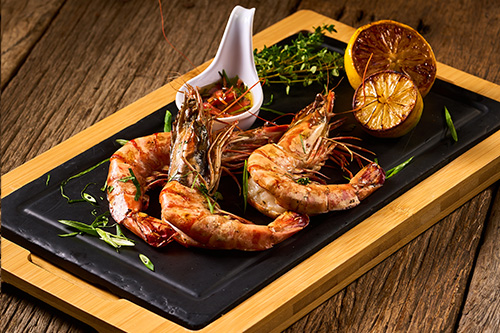 Grilled Tiger Prawns