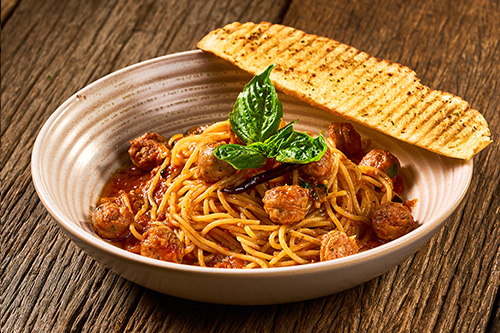 Italian Sausage And Spicy Tomato Sauce