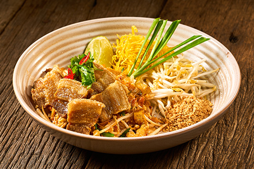 Pad Thai Crispy Pork Belly